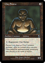 Magic the Gathering Card - Clay Statue - MTG Circle