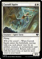 Magic the Gathering Card - Custodi Squire - MTG Circle