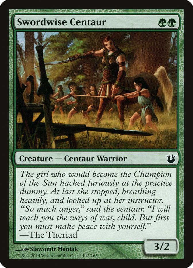 Magic the Gathering Card - Swordwise Centaur - MTG Circle