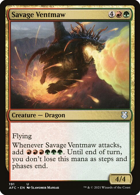 Magic the Gathering Card - Savage Ventmaw - MTG Circle