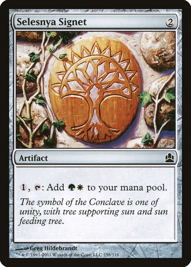 Magic the Gathering Card - Selesnya Signet - MTG Circle