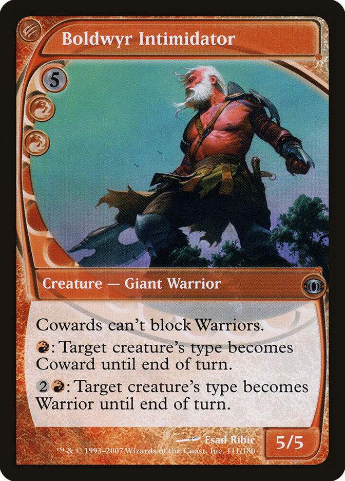 Magic the Gathering Card - Boldwyr Intimidator - MTG Circle