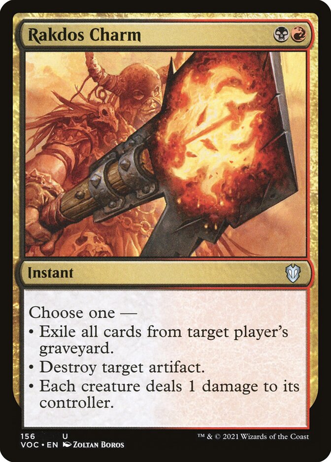 Magic the Gathering Card - Rakdos Charm - MTG Circle