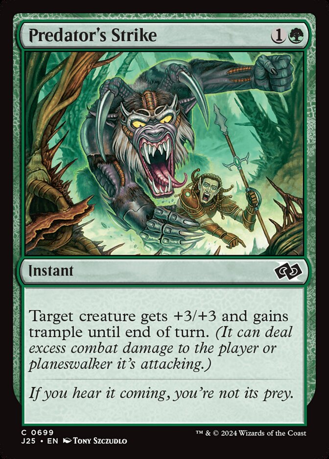 Magic the Gathering Card - Predator's Strike - MTG Circle