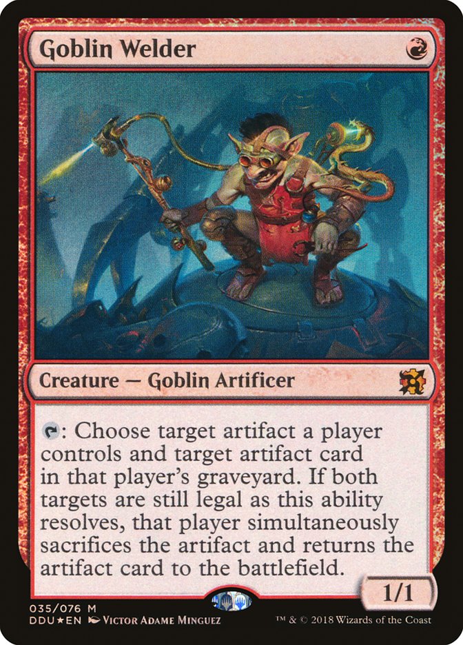 Magic the Gathering Card - Goblin Welder - MTG Circle