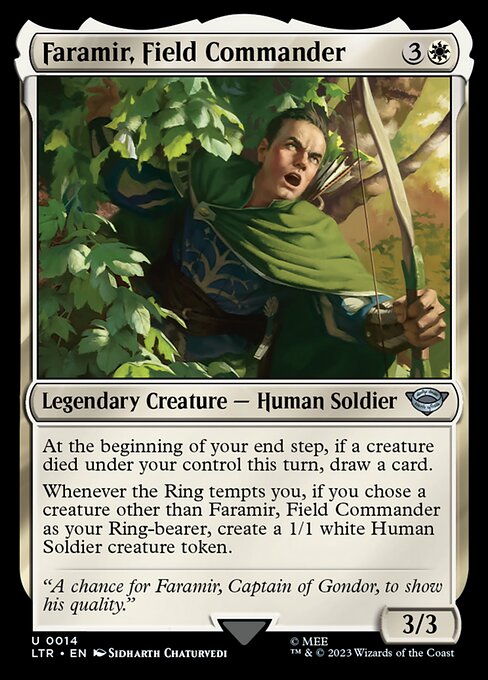 Magic the Gathering Card - Faramir, Field Commander - MTG Circle