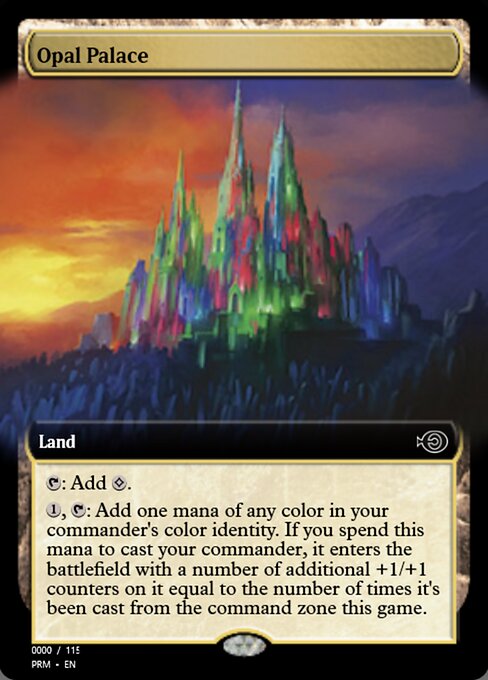 Magic the Gathering Card - Opal Palace - MTG Circle