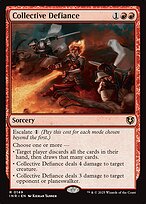 Magic the Gathering Card - Collective Defiance - MTG Circle