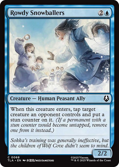 Magic the Gathering Card - Rowdy Snowballers - MTG Circle