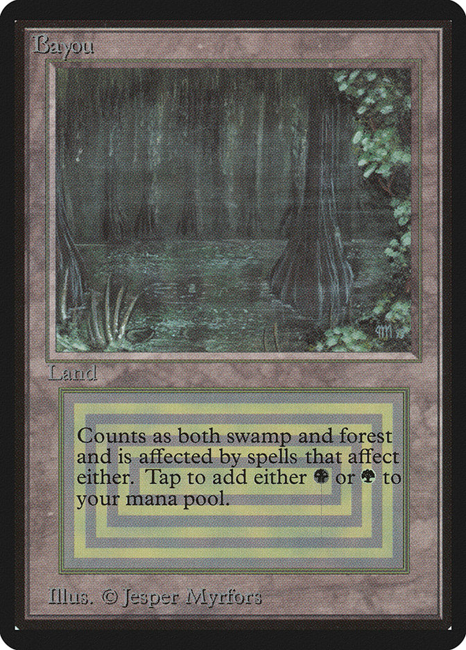 Magic the Gathering Card - Bayou - MTG Circle