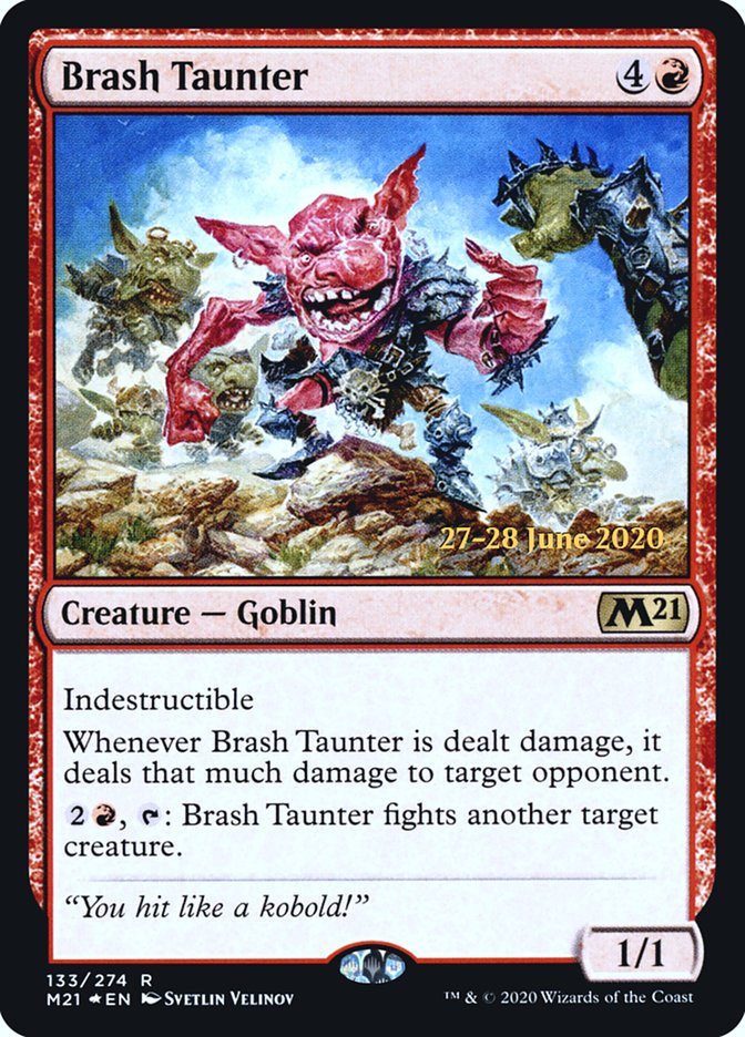 Magic the Gathering Card - Brash Taunter - MTG Circle