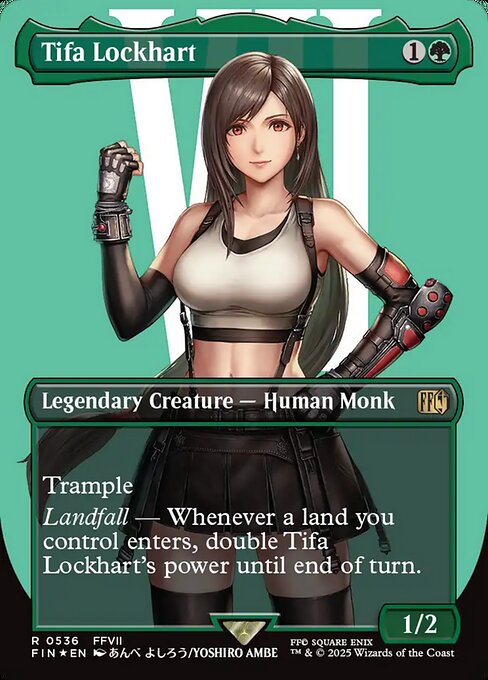 Magic the Gathering Card - Tifa Lockhart - MTG Circle