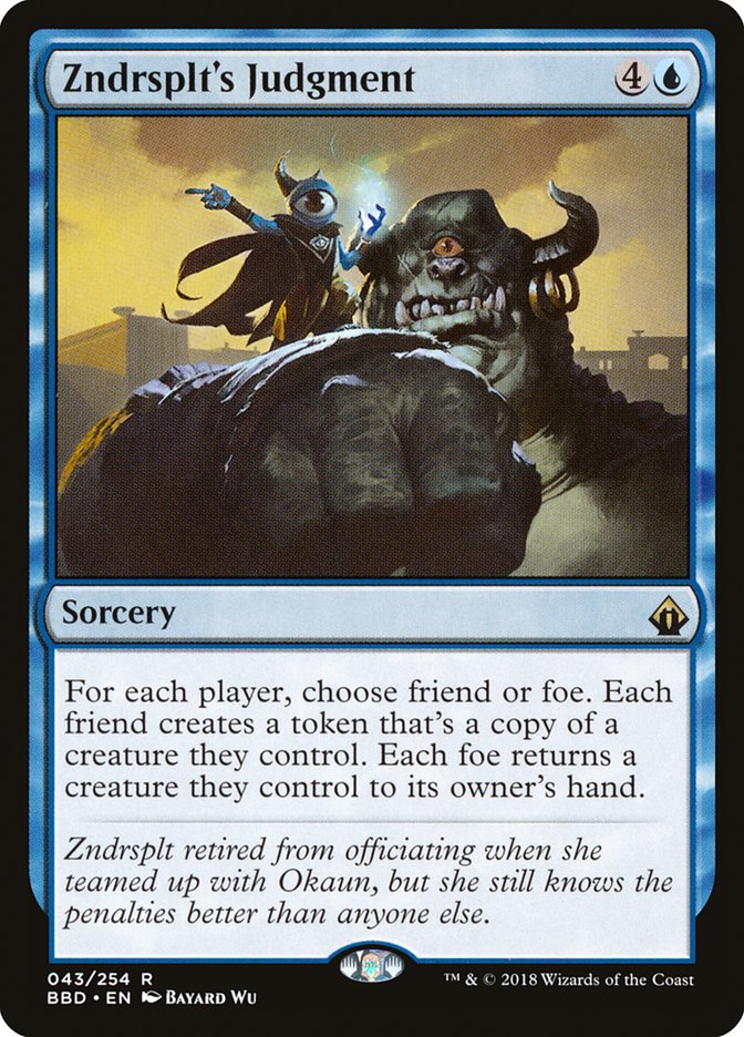 Magic the Gathering Card - Zndrsplt's Judgment - MTG Circle