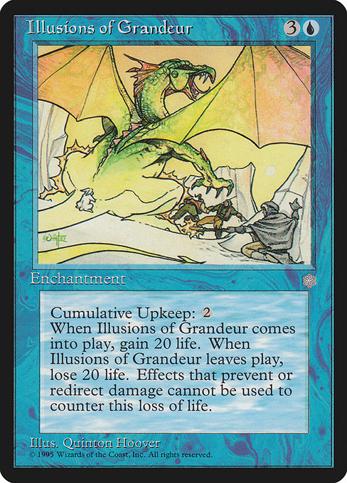 Magic the Gathering Card - Illusions of Grandeur - MTG Circle