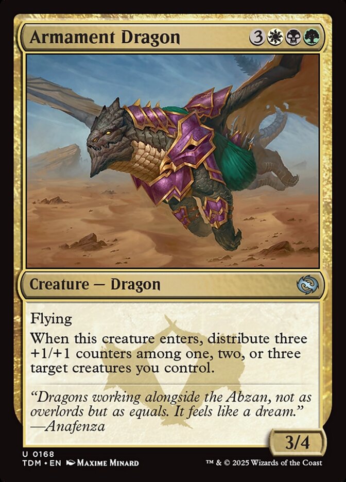 Magic the Gathering Card - Armament Dragon - MTG Circle