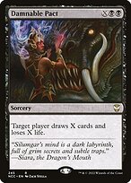 Magic the Gathering Card - Damnable Pact - MTG Circle