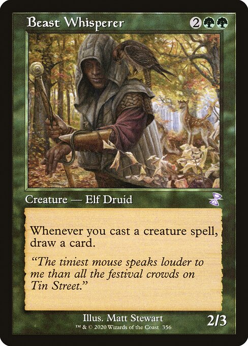 Magic the Gathering Card - Beast Whisperer - MTG Circle