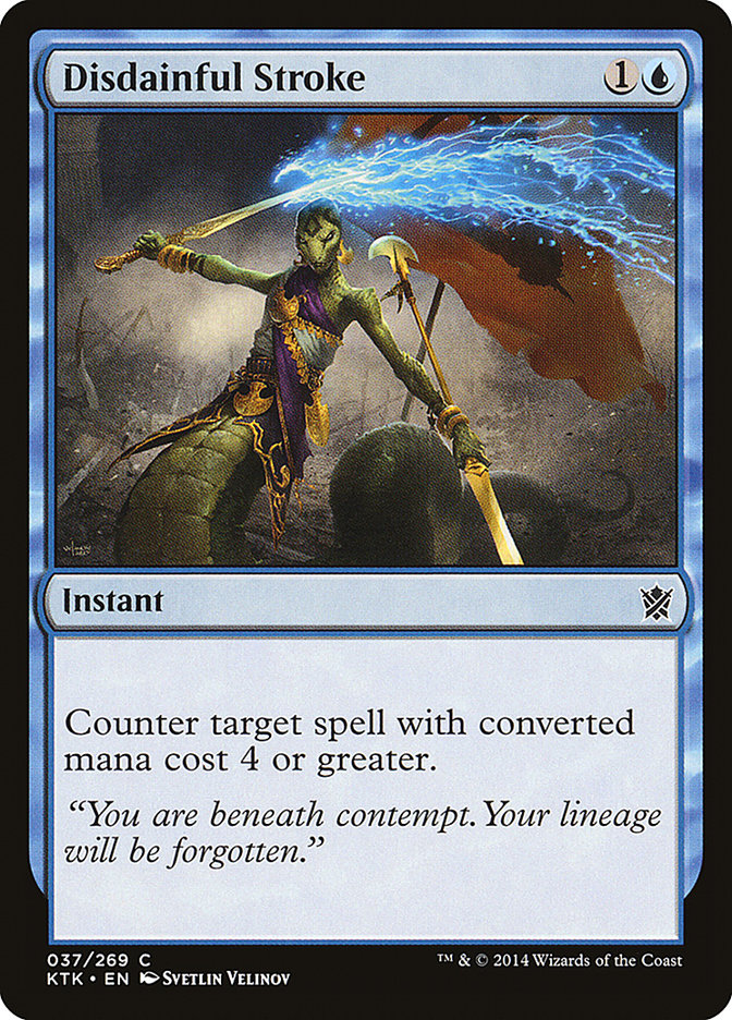 Magic the Gathering Card - Disdainful Stroke - MTG Circle