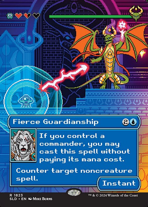 Magic the Gathering Card - Fierce Guardianship - MTG Circle