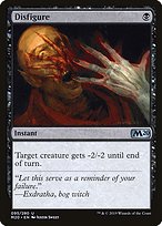 Magic the Gathering Card - Disfigure - MTG Circle