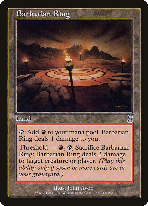 Magic the Gathering Card - Barbarian Ring - MTG Circle