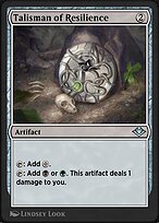 Magic the Gathering Card - Talisman of Resilience - MTG Circle
