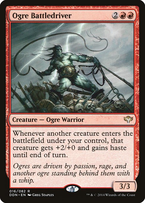 Magic the Gathering Card - Ogre Battledriver - MTG Circle
