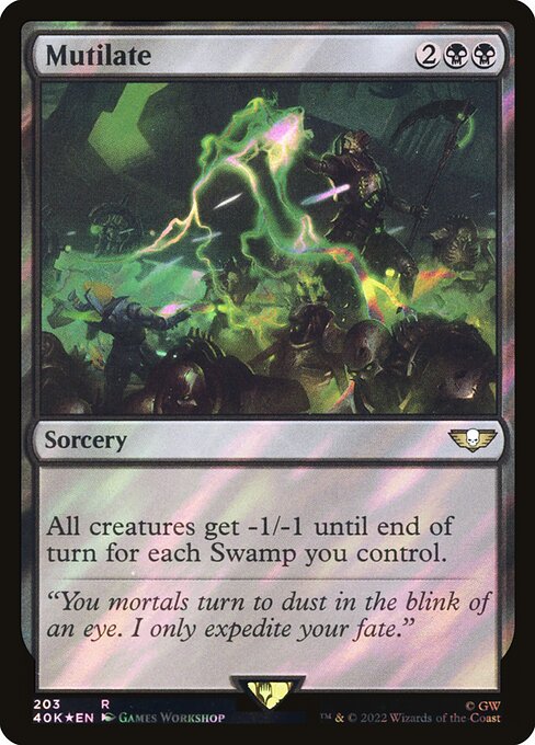 Magic the Gathering Card - Mutilate - MTG Circle