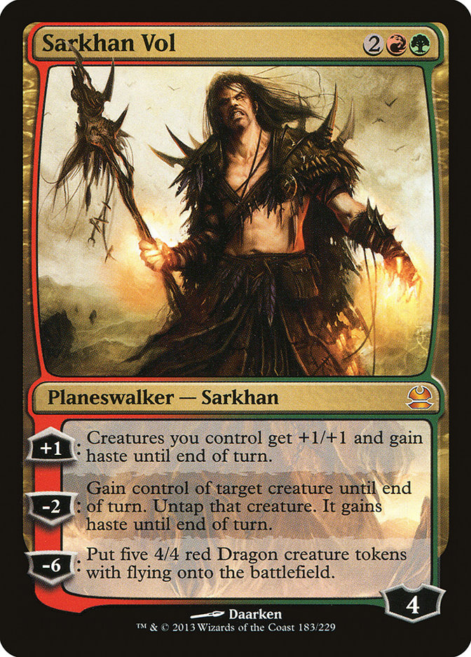 Magic the Gathering Card - Sarkhan Vol - MTG Circle