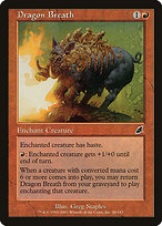 Magic the Gathering Card - Dragon Breath - MTG Circle