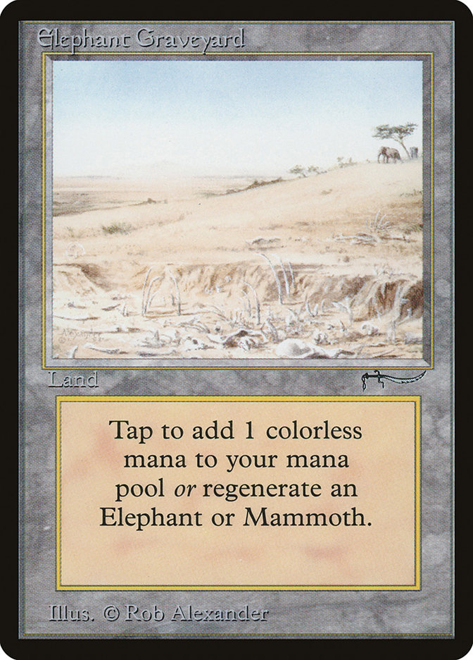 Magic the Gathering Card - Elephant Graveyard - MTG Circle