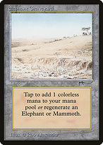 Magic the Gathering Card - Elephant Graveyard - MTG Circle