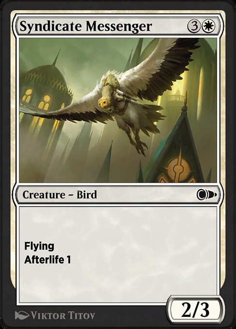 Magic the Gathering Card - Syndicate Messenger - MTG Circle