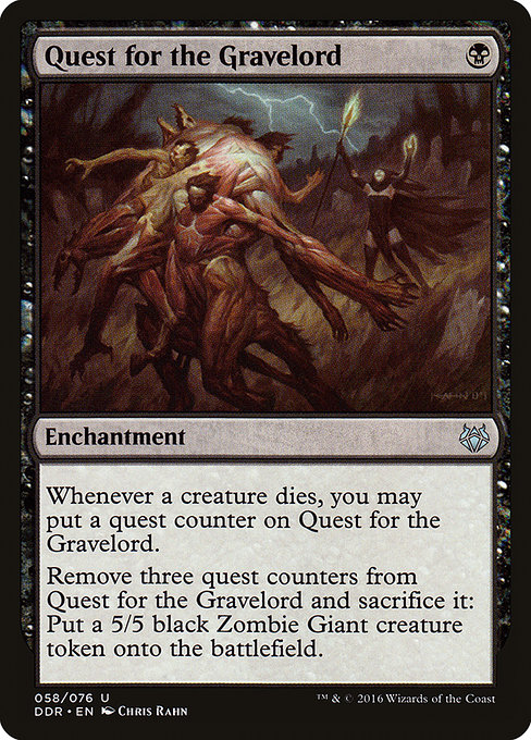 Magic the Gathering Card - Quest for the Gravelord - MTG Circle