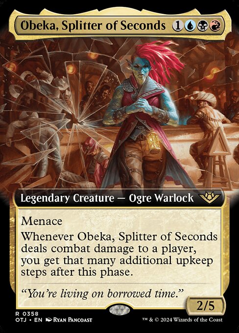 Magic the Gathering Card - Obeka, Splitter of Seconds - MTG Circle