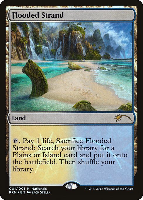 Magic the Gathering Card - Flooded Strand - MTG Circle