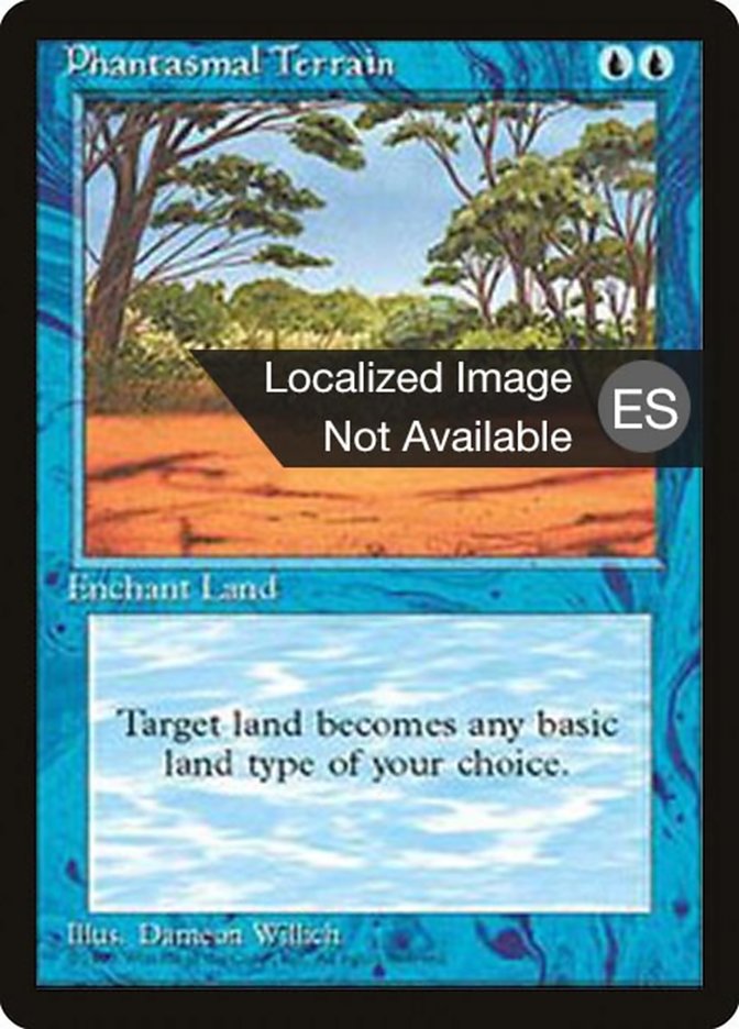 Magic the Gathering Card - Phantasmal Terrain - MTG Circle