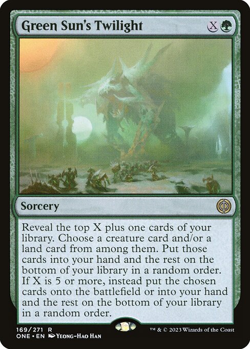 Magic the Gathering Card - Green Sun's Twilight - MTG Circle