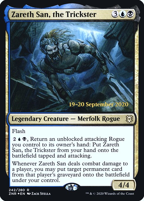 Magic the Gathering Card - Zareth San, the Trickster - MTG Circle