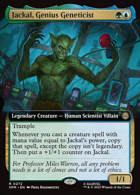 Magic the Gathering Card - Jackal, Genius Geneticist - MTG Circle
