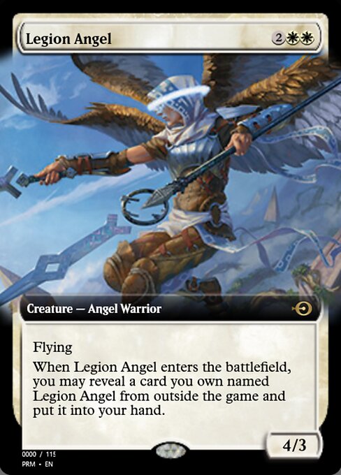 Magic the Gathering Card - Legion Angel - MTG Circle