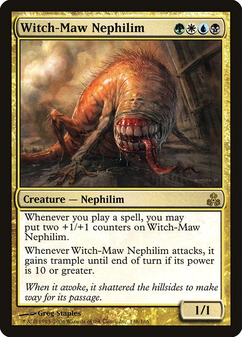 Magic the Gathering Card - Witch-Maw Nephilim - MTG Circle
