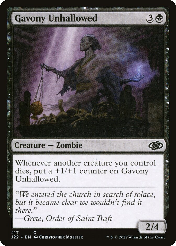 Magic the Gathering Card - Gavony Unhallowed - MTG Circle