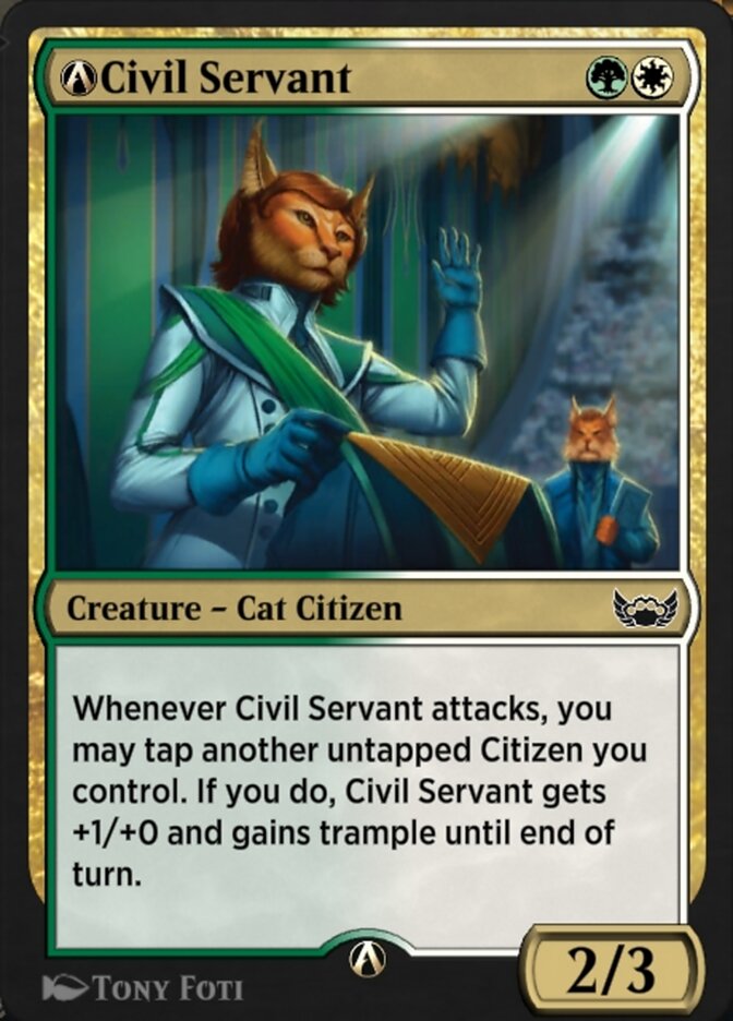 Magic the Gathering Card - A-Civil Servant - MTG Circle