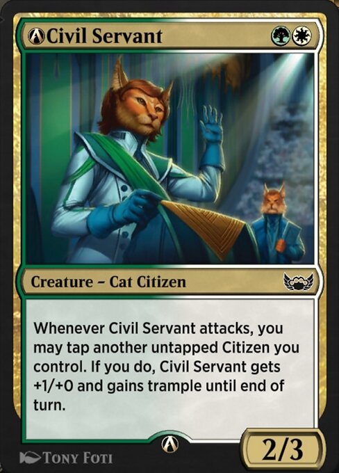 Magic the Gathering Card - A-Civil Servant - MTG Circle