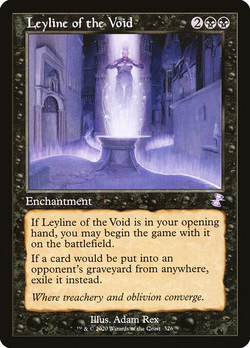 Magic the Gathering Card - Leyline of the Void - MTG Circle