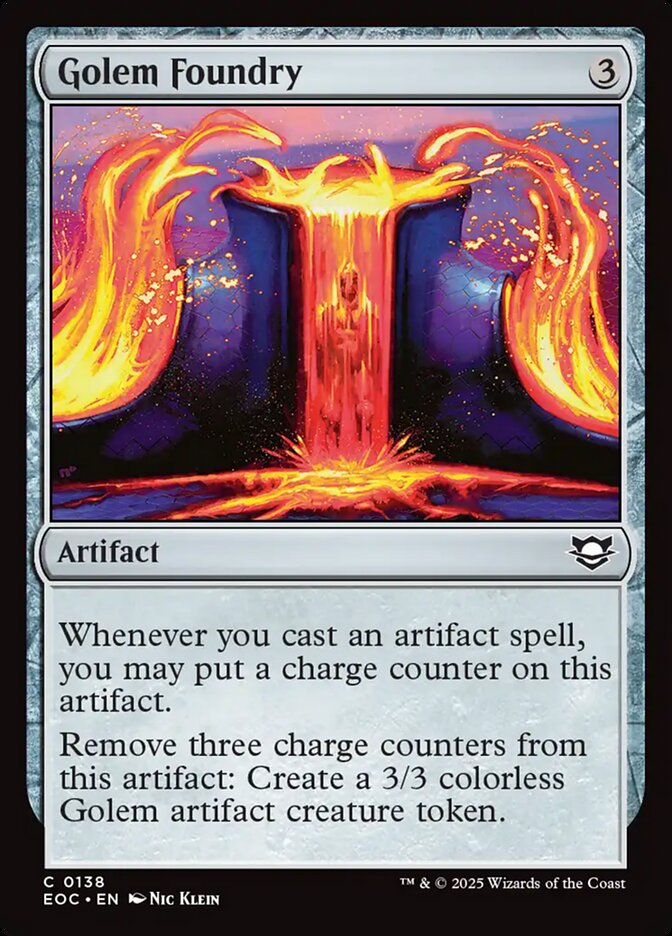 Magic the Gathering Card - Golem Foundry - MTG Circle