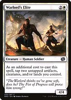 Magic the Gathering Card - Warlord's Elite - MTG Circle