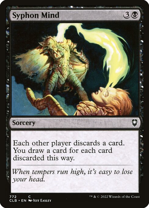 Magic the Gathering Card - Syphon Mind - MTG Circle