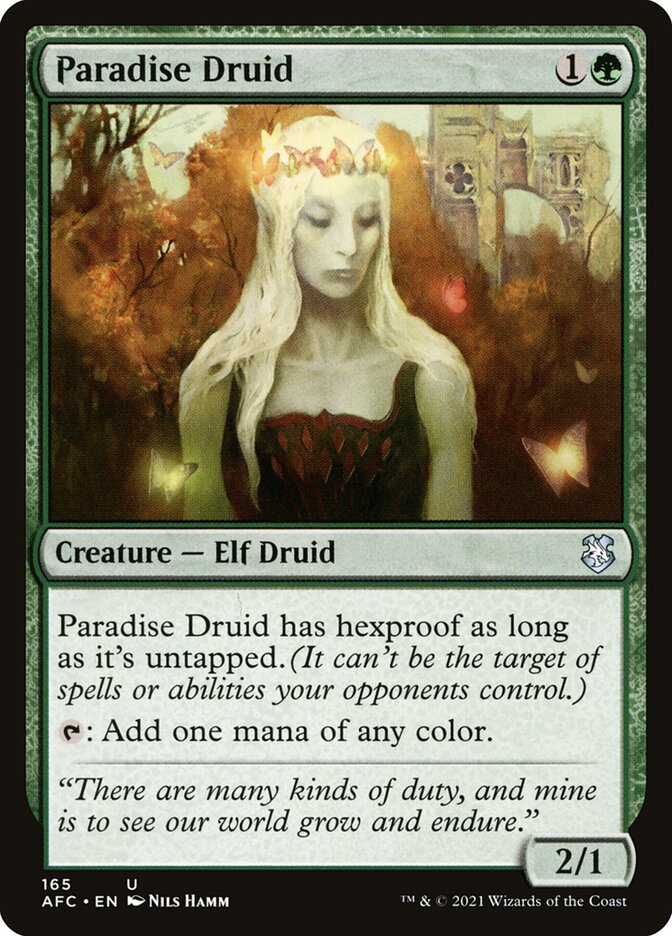 Magic the Gathering Card - Paradise Druid - MTG Circle